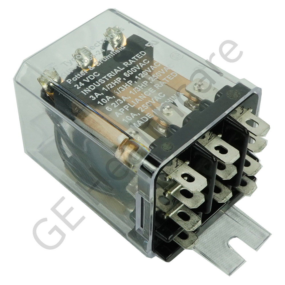 24V DC 3 Pole Double Throw (3PDT) Enclosed Relay 24V DC 3 Pole Double Throw (3PDT) Enclosed Relay